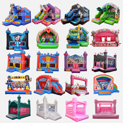 Big Mini Collection Inflatable Bouncy Houses with Slide Repair Kits Included