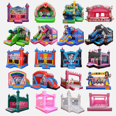 Big Mini Collection Inflatable Bouncy Houses with Slide Repair Kits Included