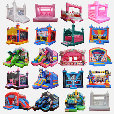 Big Mini Collection Inflatable Bouncy Houses with Slide Repair Kits Included