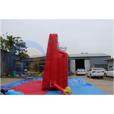 Basketball Inflatable Shoot Game Basketball Connect 4 In A Row Inflatable With Blower