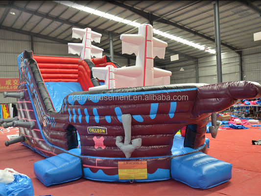 Ex- Commercial Inflatable Pirate Ship Slide Water Slide for Fun 8.6x4m or Custom Size