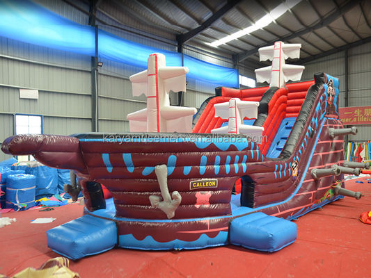Ex- Commercial Inflatable Pirate Ship Slide Water Slide for Fun 8.6x4m or Custom Size