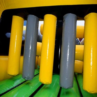 30' Inflatable Obstacle Course for Adults and Kids Customized Run Jump Challenge