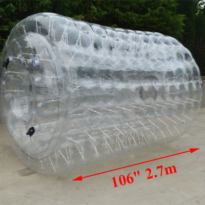 Yellow or Customized Color Airtight Inflatable Water Rolling Ball for Outdoor Exercise