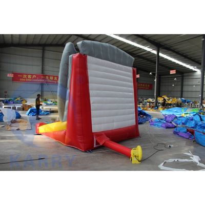 Customized Orange Inflatable Sports Game for Family Carnival Shoot and Score Fun