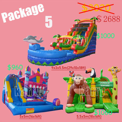 Indoor and Outdoor Entertainment with September Promotion Inflatable Bouncer House