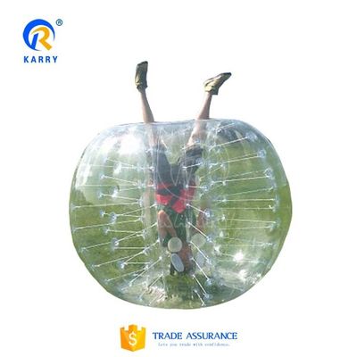 PVC Human Sized Soccer Bubble Ball at Amusement Park with CE Blower Repair Accessories
