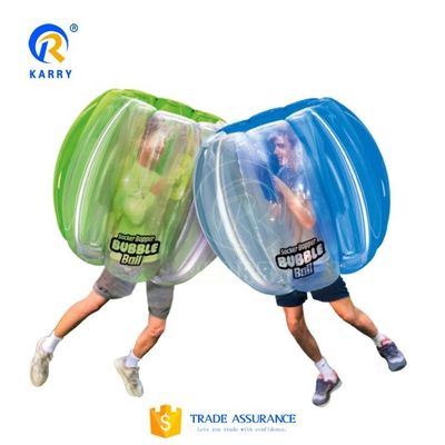 PVC Human Sized Soccer Bubble Ball at Amusement Park with CE Blower Repair Accessories