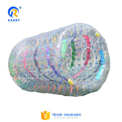 1.2m/1.5m/1.8m Colorful Pvc Inflatable Zorb Water Roller for Amusement Park Fun Games