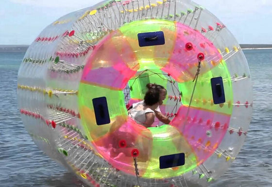 1.2m/1.5m/1.8m Colorful Pvc Inflatable Zorb Water Roller for Amusement Park Fun Games