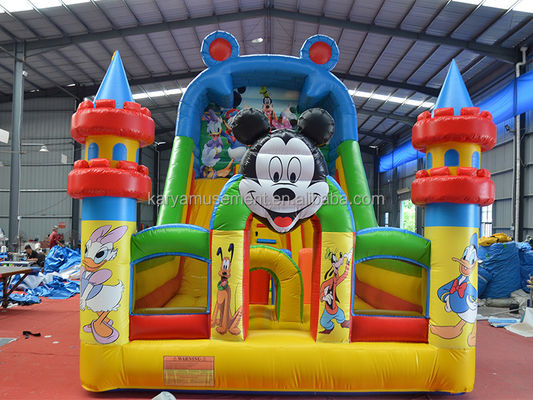 Commercial 29ft Jumping Mickey Park Inflatable Bouncer Slide for Party Rental Business