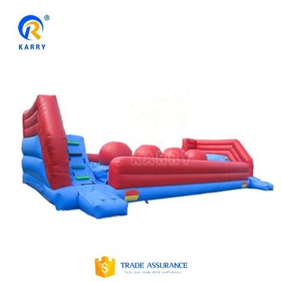 Big Balls Inflatable Wipeout Course Customized Obstacle Course Equipment for Adults