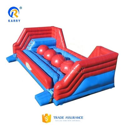 Big Balls Inflatable Wipeout Course Customized Obstacle Course Equipment for Adults