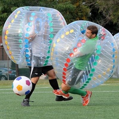 CE 220v or 110v Inflatable Toy PVC/TPU 1.5m Diameter Transparent Bumper Ball for Kids
