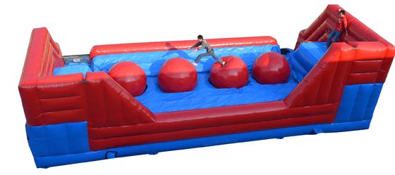 Big Balls Inflatable Wipeout Course Customized Obstacle Course Equipment for Adults