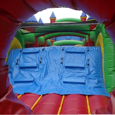 PORTABLE 68ft Inflatable Jumping Bouncer Castle Obstacle for Kids and Adults With Blower