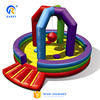 Design Outdoor Inflatable Wrecking Ball Game Interactive Sports Game With Certificate