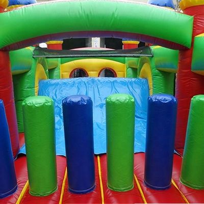 PORTABLE 68ft Inflatable Jumping Bouncer Castle Obstacle for Kids and Adults With Blower
