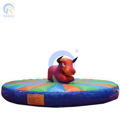 Commercial Bouncy Mechanical Rodeo Bull Riding Machine Inflatable Bull Ride for Adults