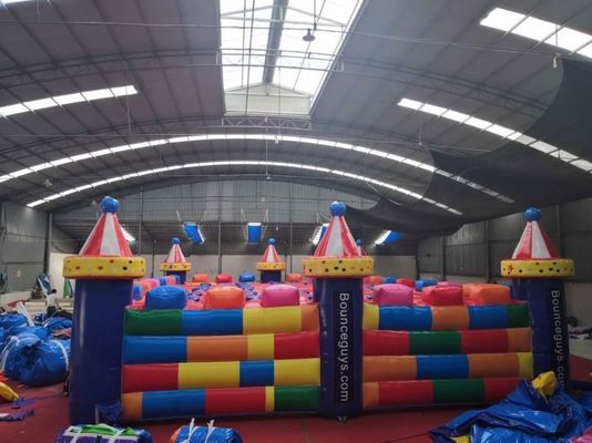 PORTABLE Colorful Outdoor Inflatable Halloween Haunted Maze