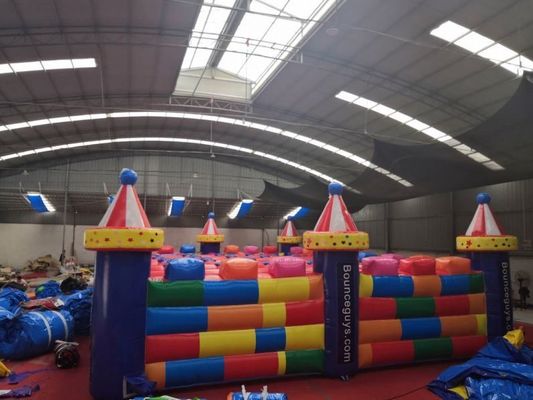 PORTABLE Colorful Outdoor Inflatable Halloween Haunted Maze