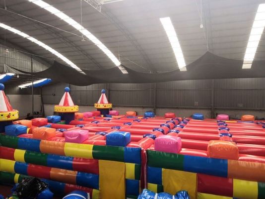PORTABLE Colorful Outdoor Inflatable Halloween Haunted Maze