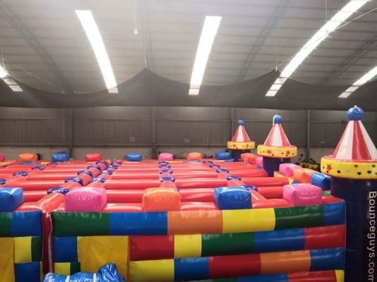 PORTABLE Colorful Outdoor Inflatable Halloween Haunted Maze