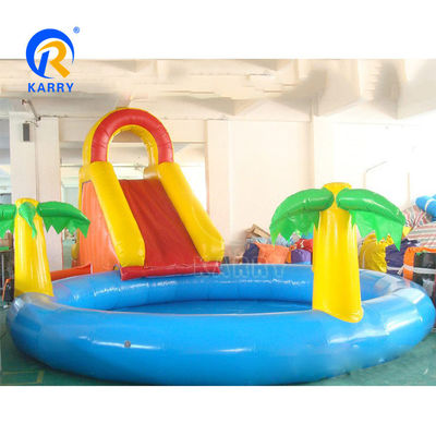 14 Years up PVC Inflatable Above Ground Easy Set Swimming Pool with Bounce Slide House