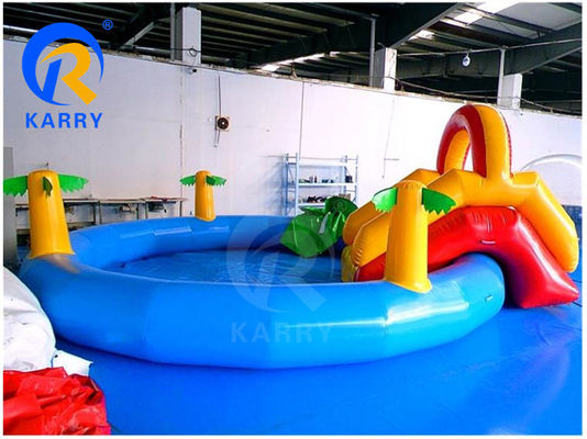 14 Years up PVC Inflatable Above Ground Easy Set Swimming Pool with Bounce Slide House