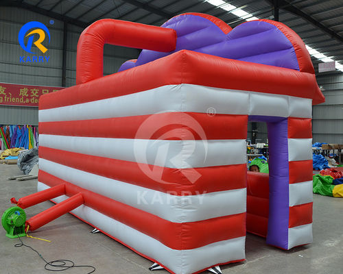 Inflatable Game Stall Party Booth Tent with 4 in 1 Table Top Games and PVC Material