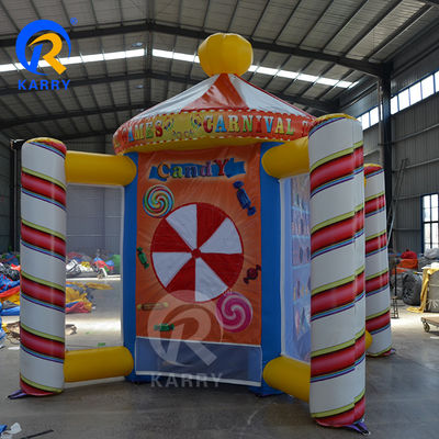 Popular Giant Funny Inflatable Carnival 5 in 1 Game for Kids and Adults Blower Included