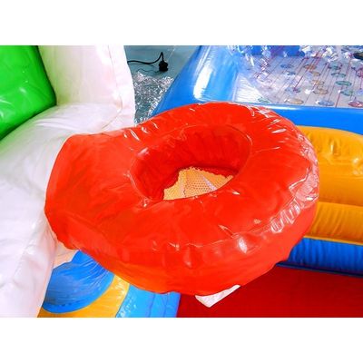 Style Backyard Inflatable Swimming Pool with 0.9mm PVC Kids Pool and Basketball Hoop