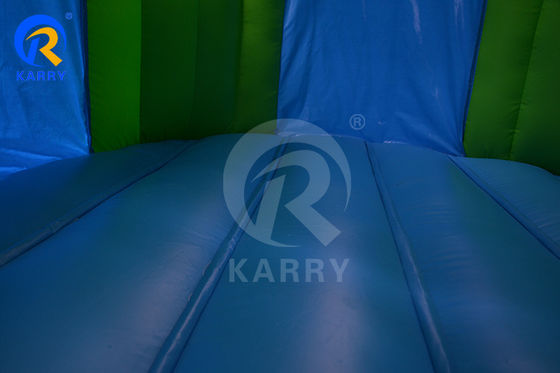 Custom Logo Printed PVC Inflatable Rocket Airborne Adventure Game for Kids and Adults