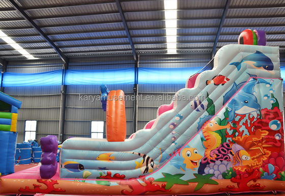Blower Repair Kits Package Bag Included 9x4.5m Inflatable Slide for Children's Party