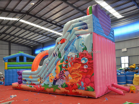 Blower Repair Kits Package Bag Included 9x4.5m Inflatable Slide for Children's Party