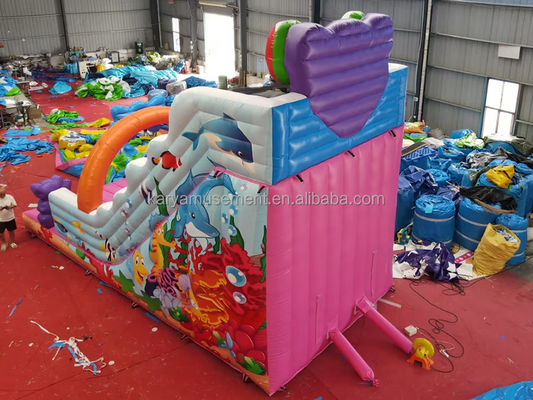 Blower Repair Kits Package Bag Included 9x4.5m Inflatable Slide for Children's Party