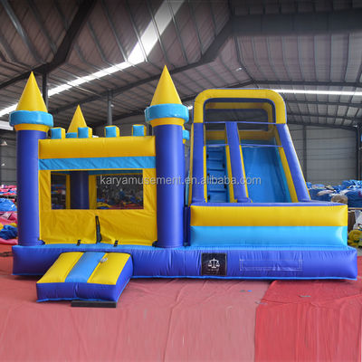 Customized Color Children's Inflatable Bouncer with Blower and Slide Commercial Grade
