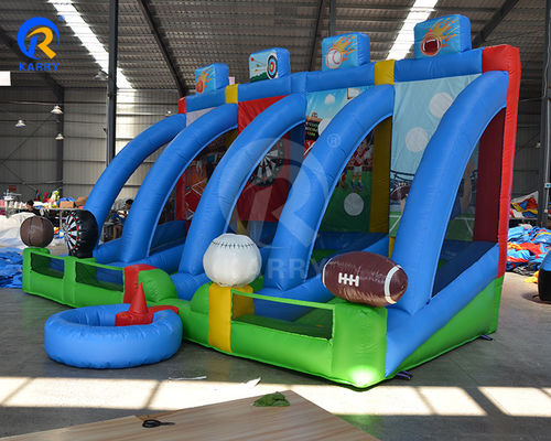 Interactive Carnival Sport Games for All Ages 4 in 1 Basketball Soccer Football Baseball