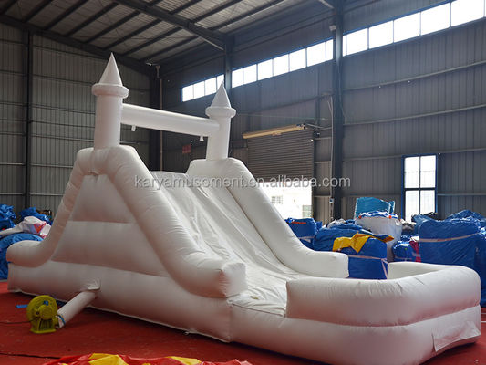 Inflatable Castle Slide Combination Gas White Slide with Blower C/E or U/L Standard