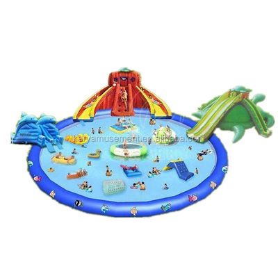 Design Durable Inflatable Water Slide and Pool for Children's Entertainment