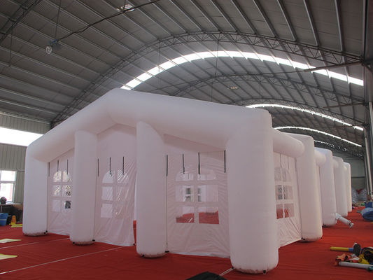 20*10m Customized Inflatable White Wedding Tent for Outdoor Playground and Parties