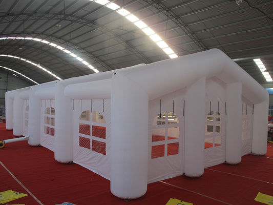 20*10m Customized Inflatable White Wedding Tent for Outdoor Playground and Parties