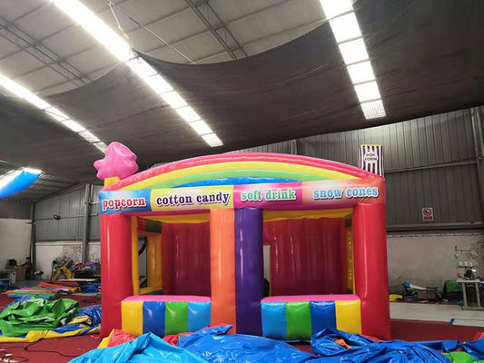 CE Blower Repair Accessories Interactive Inflatable Food Concession Stand for Carnival