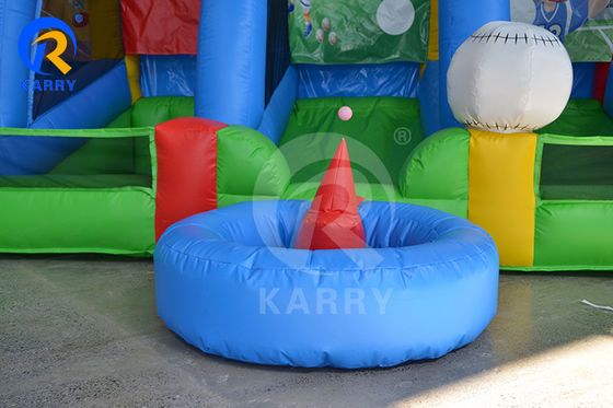 Interactive Shooting Sport Games Arena PVC Outdoor Inflatable Carnival 4 in 1 Balls Games