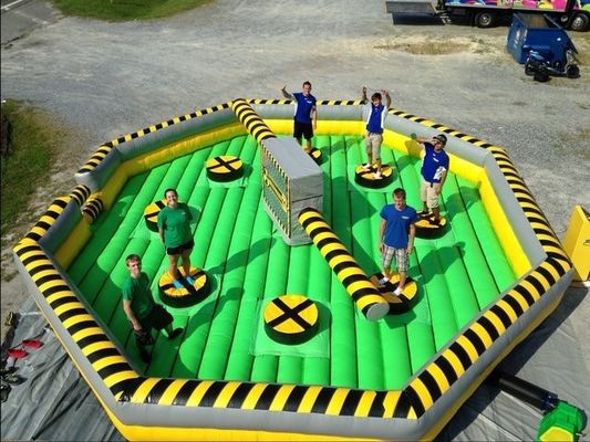 Experience the Thrill of Our Inflatable Wipeout Course Perfect for Parties and More