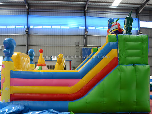 Customized Color Inflatable SpongeBob Park Theme Bouncy Castle for Adult Fun City Party