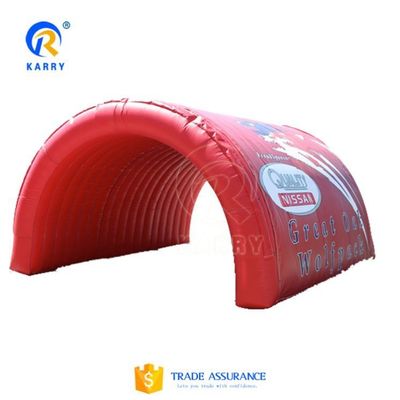 Large Inflatable Tent Red Giant Inflatable Dome Tent with Weatherproof Material
