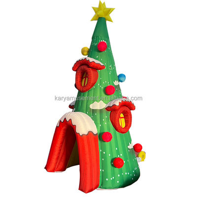 Party Events Customized Inflatable Christmas Tree Hole Model with CE/EN71/EN14960