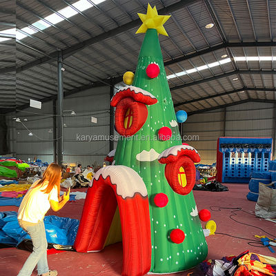 Party Events Customized Inflatable Christmas Tree Hole Model with CE/EN71/EN14960