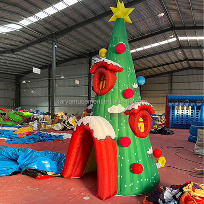 Party Events Customized Inflatable Christmas Tree Hole Model with CE/EN71/EN14960